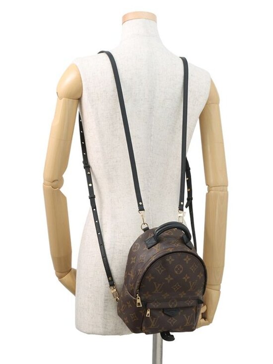 Louis Vuitton Backpack Monogram Palm Spring Mini Noir Black main image 5